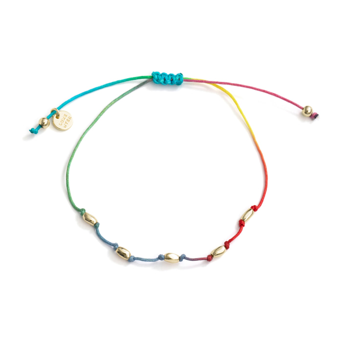 Tobillera Buawe acabado oro amarillo 18k