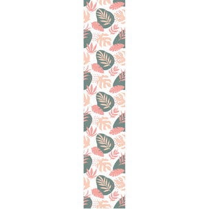 Papier peint intissé pré-encollé - TROPICAL FEUILLES DE PALMIER ROSES - 1 rouleau