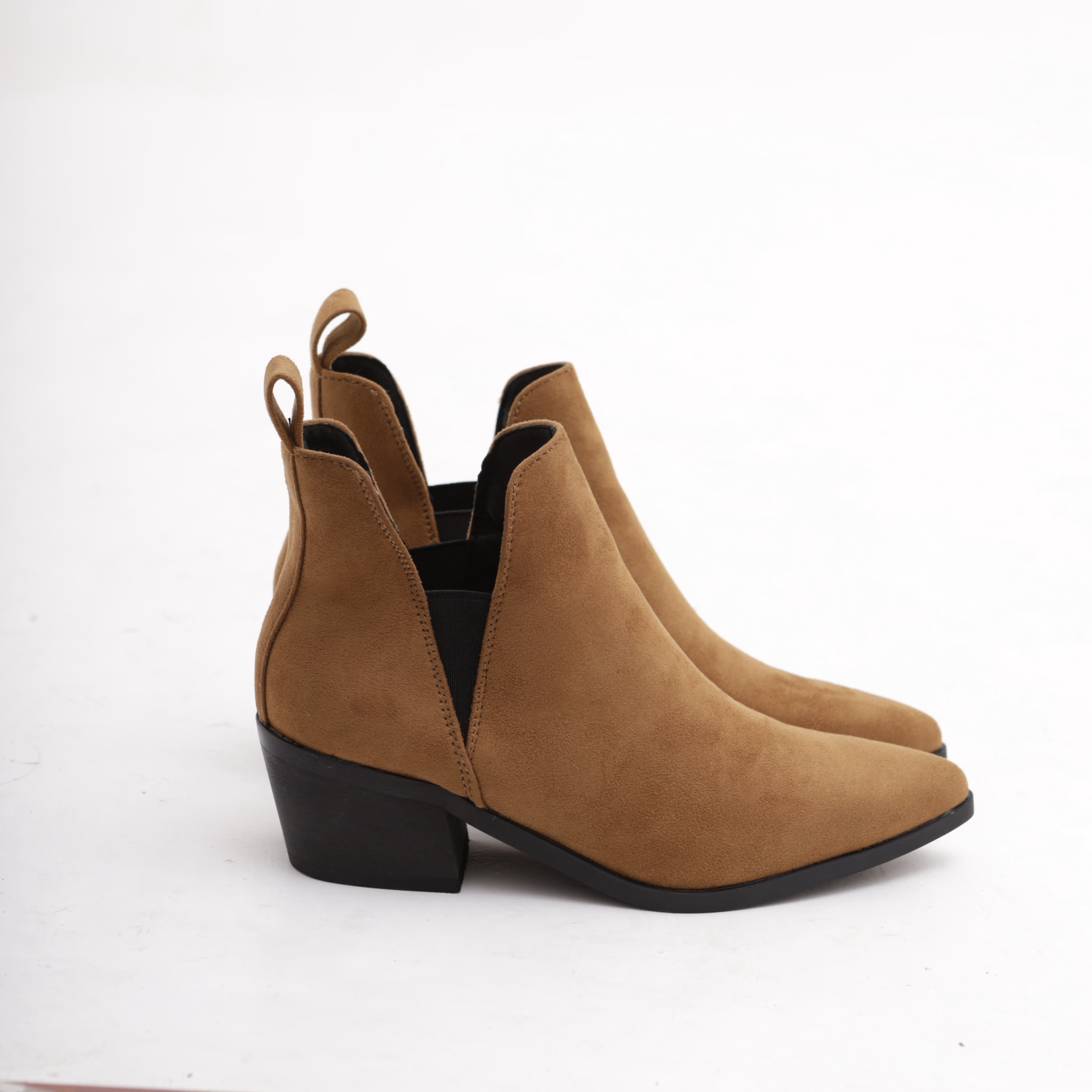 TRONCHETTO TEXANO ELASTICI TABACCO