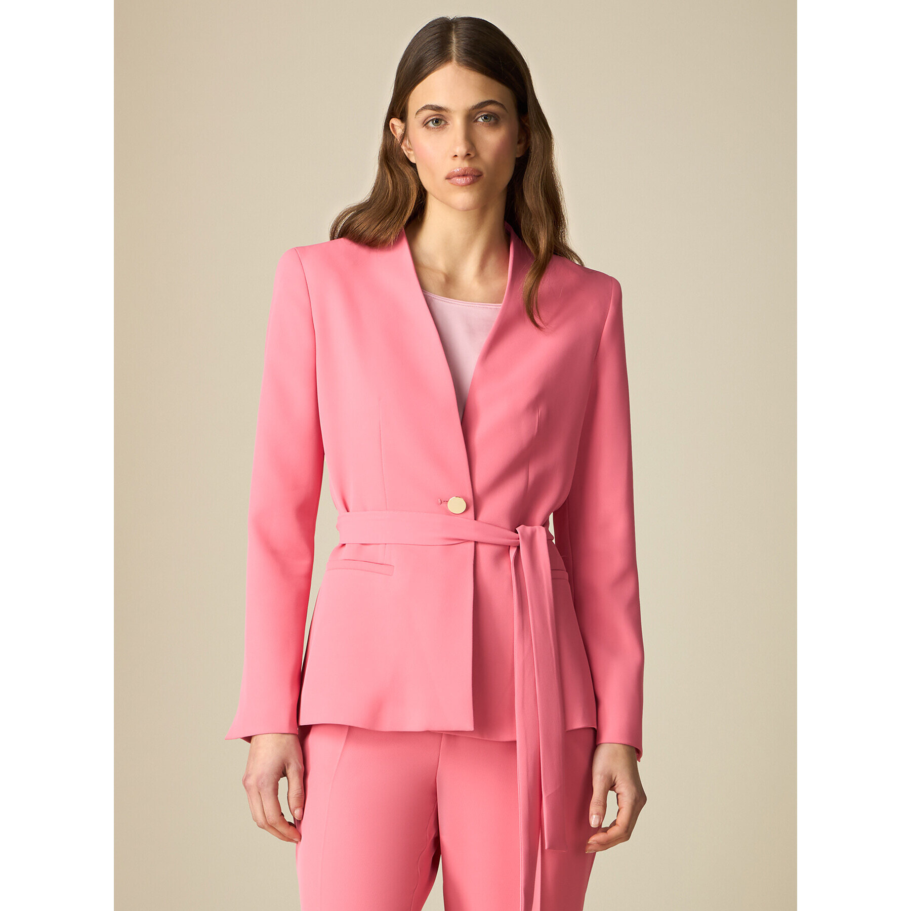 Oltre - Blazer con fusciacca - Rosa