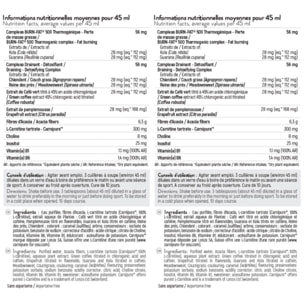 STC NUTRITION - Pack Burn Fat - Brûle-graisse et déstockage - Séchage extrême + définition musculaire - Cure complète de 1 mois