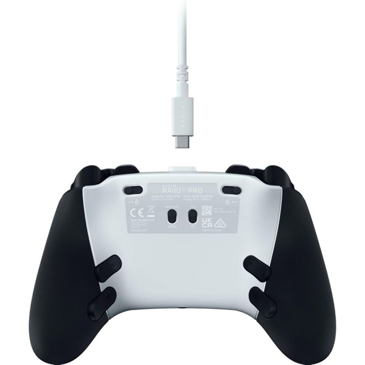 Manette RAZER Raiju V3 Pro Blanc