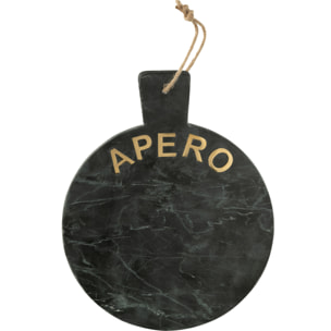 J-Line planche à fromage - noir/or