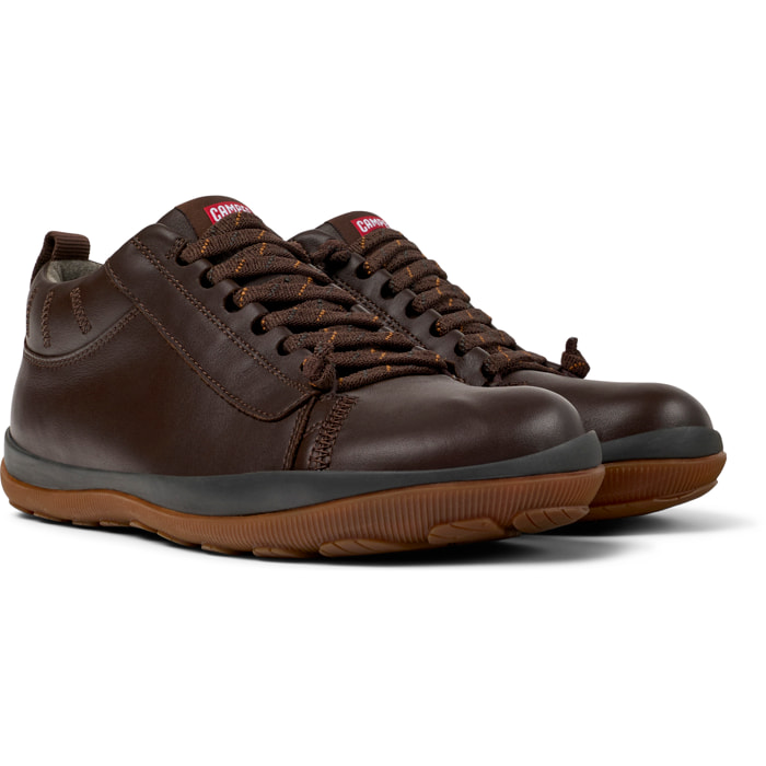 Botines - CAMPER Peu Pista GM - Marron - Cuero liso