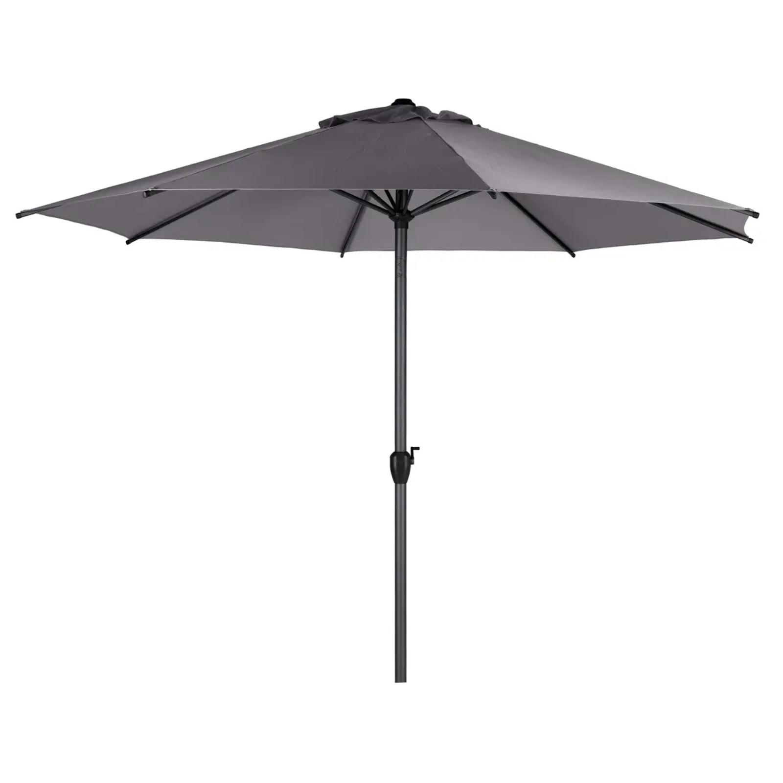 Parasol droit rond Loompa Ardoise