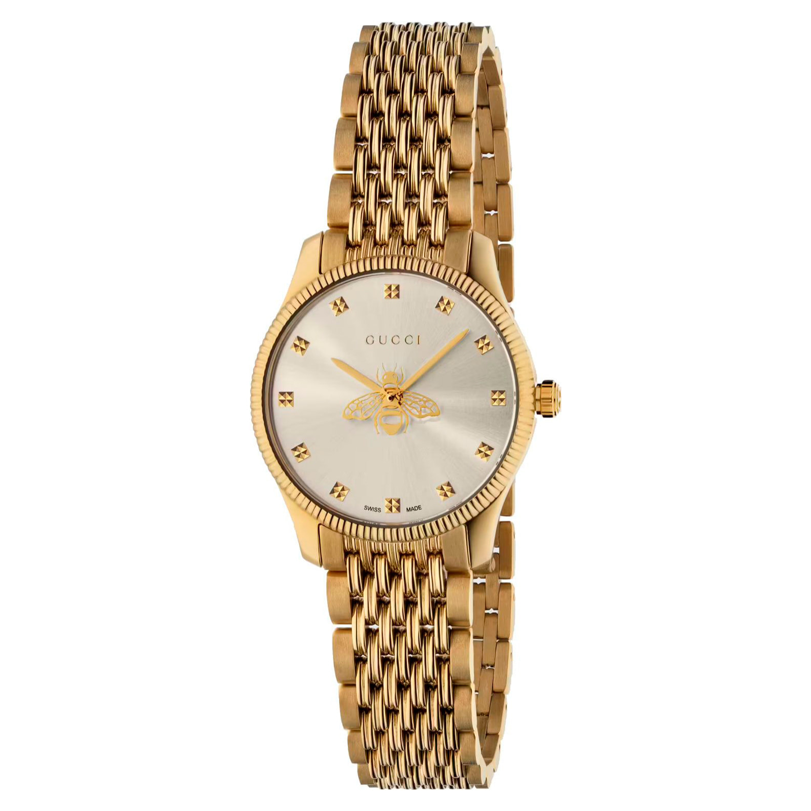 Reloj Gucci YA1265021 Mujer Analogico Cuarzo con Correa de Acero inoxidable