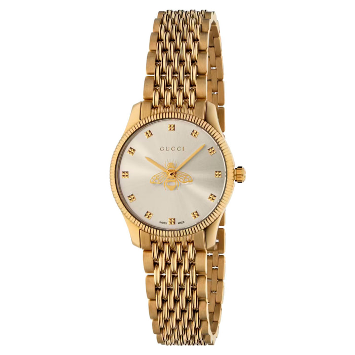 Reloj Gucci YA1265021 Mujer Analogico Cuarzo con Correa de Acero inoxidable