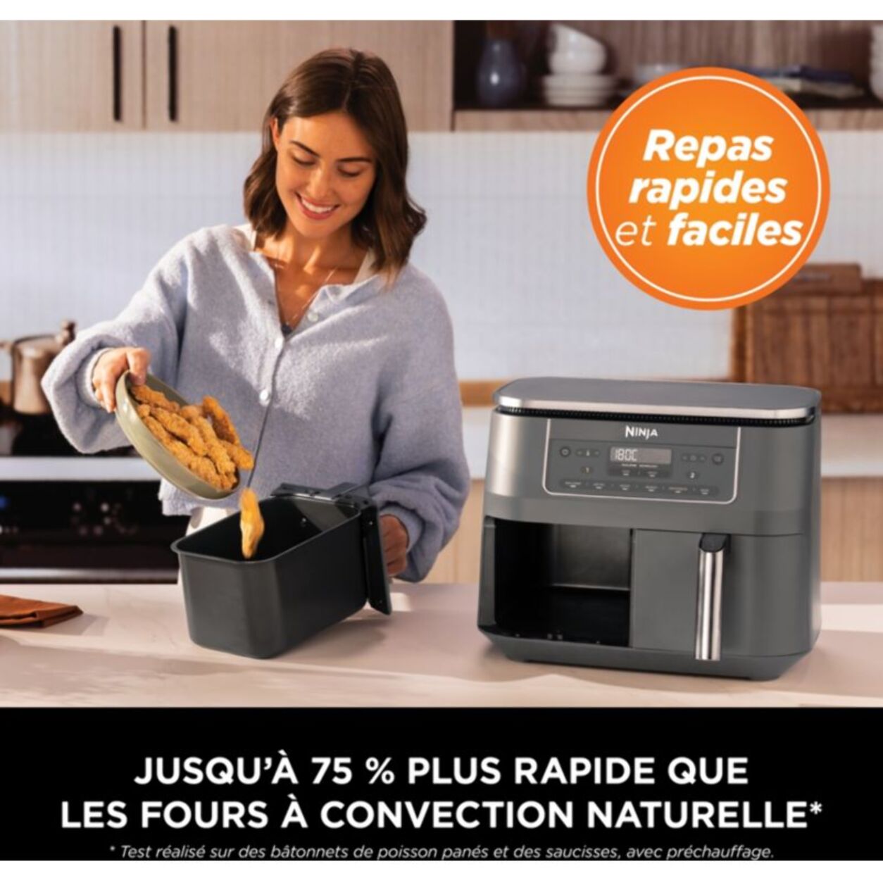 Friteuse sans huile NINJA Airfryer Foodi Dual Zone DZ300EU