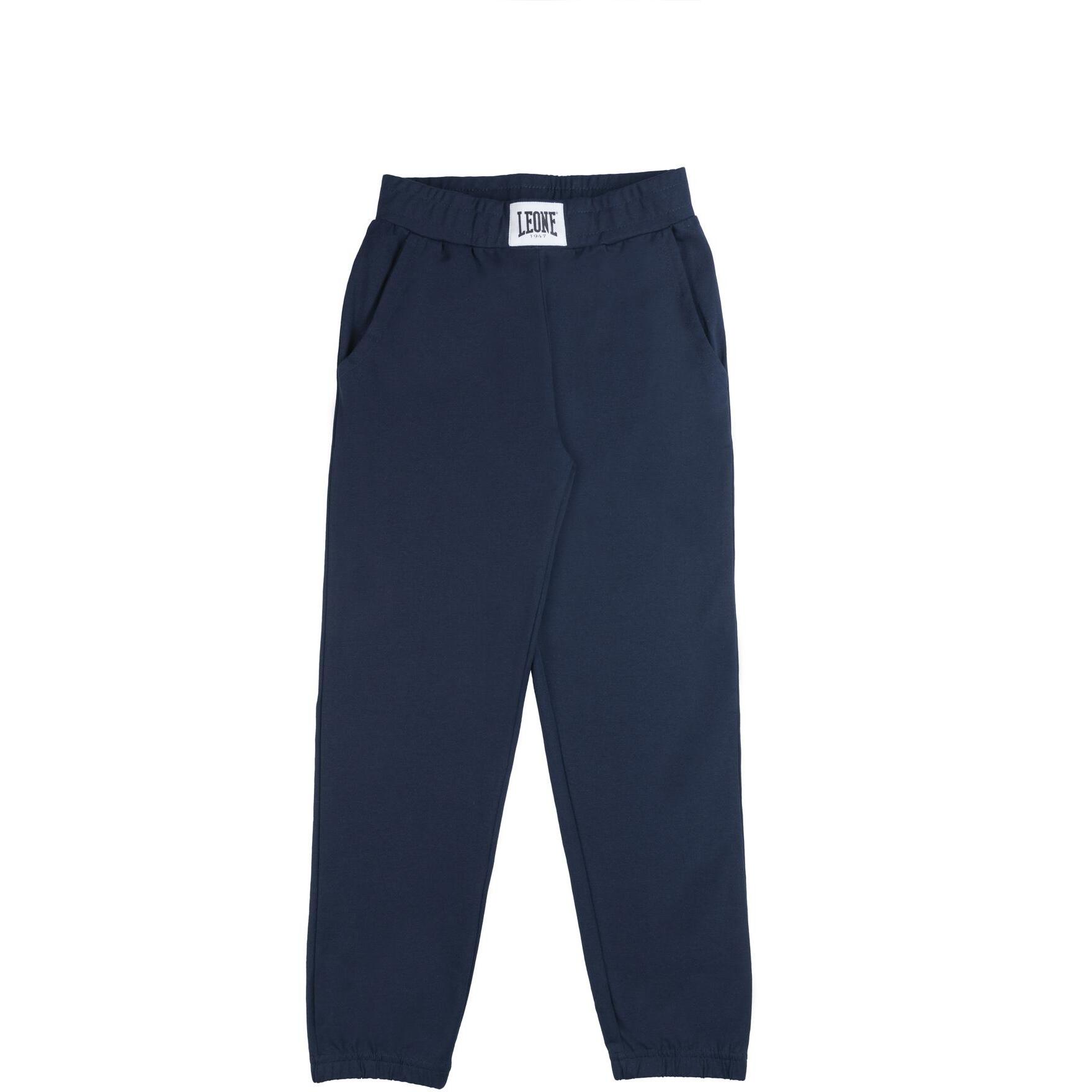 Pantalone da bambina in cotone non garzato Leone Sporty