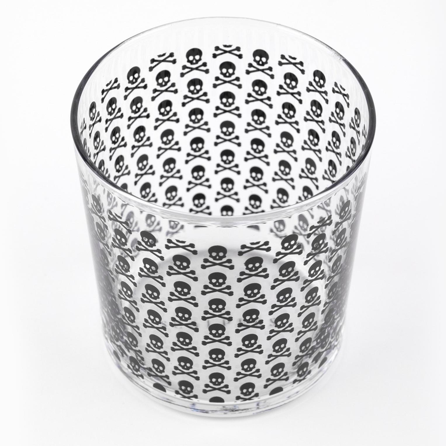 Set de 8 vasos de agua calavera 35cl scalpers home