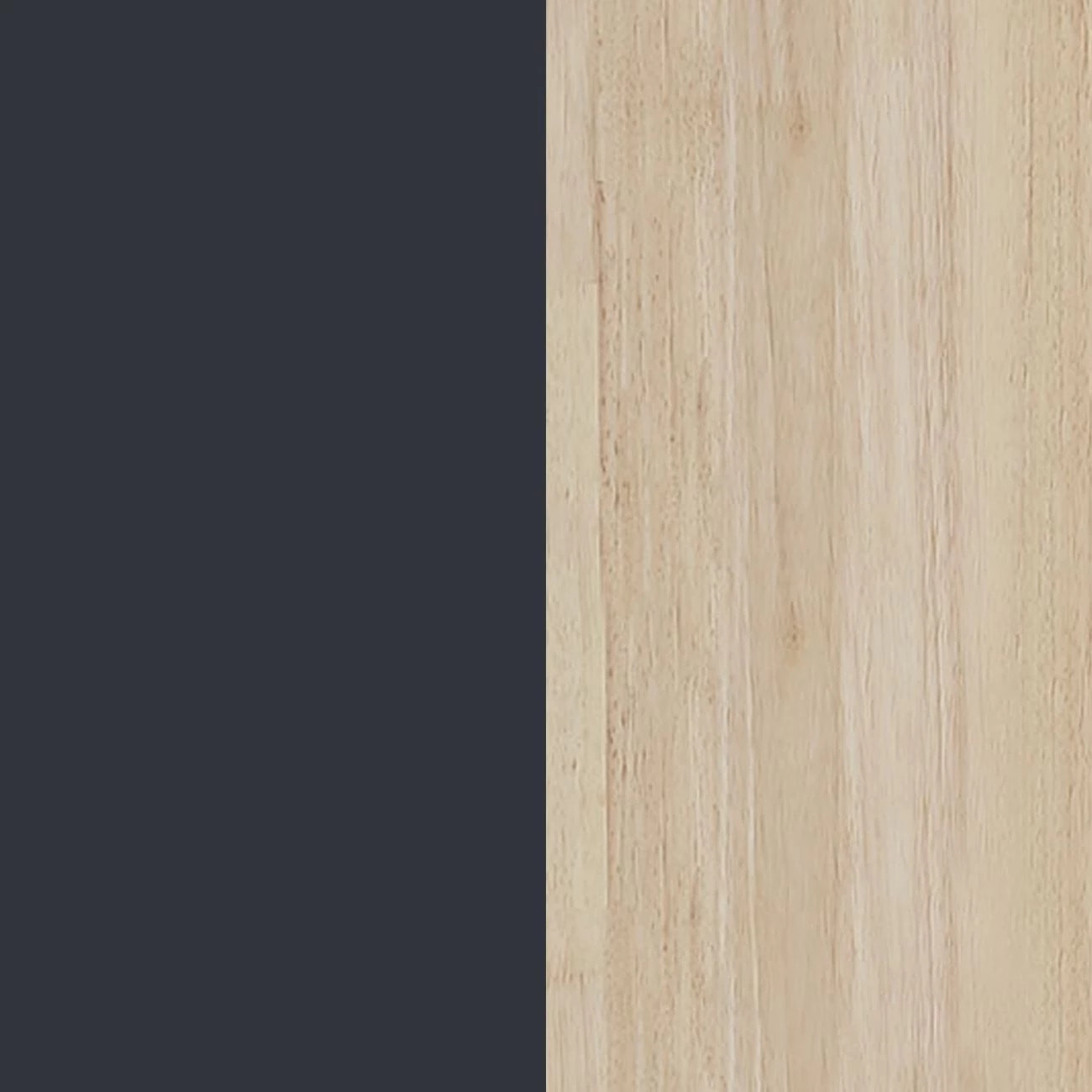 Mesa de comedor rectangular Zen Roble salvaje - Negro