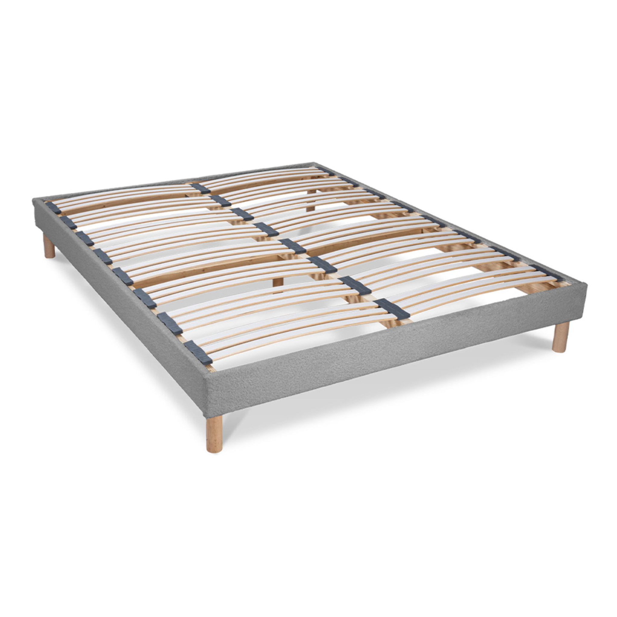 Sommier en Kit | 1 Place | laine bouclée