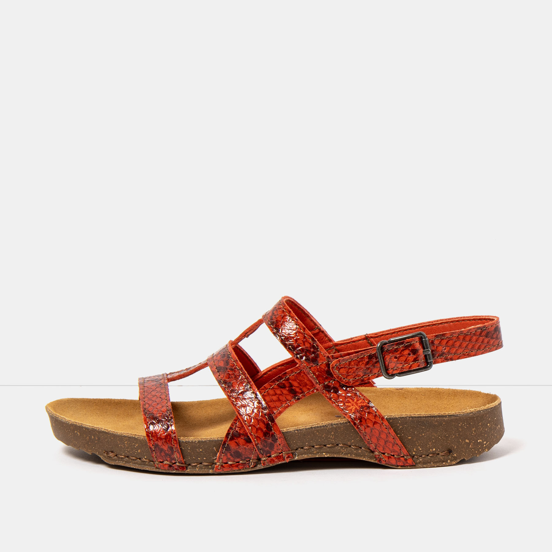 Sandalias 1138S SNAKE TEJA/ I BREATHE color Teja