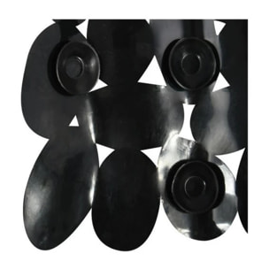 Tapis Fond de douche PVC GALETS 53x53cm Noir MSV