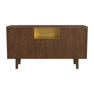 Buffet en bois de manguier 2 portes 1 niche - Taiko
