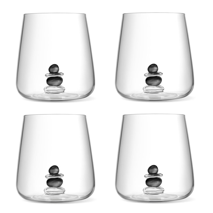 Cairn Gris - Lot de 4 gobelets assortis