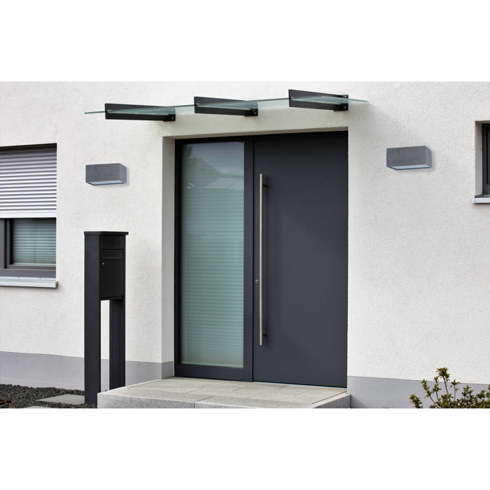 FORLIGHT APLIQUE IP44 ALMA E27 15 CEMENTO