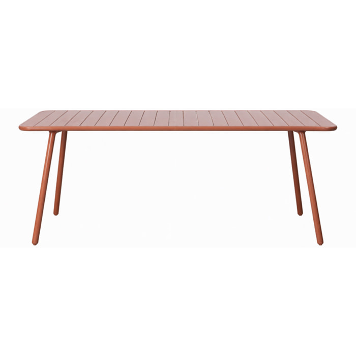 Table de jardin 8-10 places 200cm terracotta EVORA
