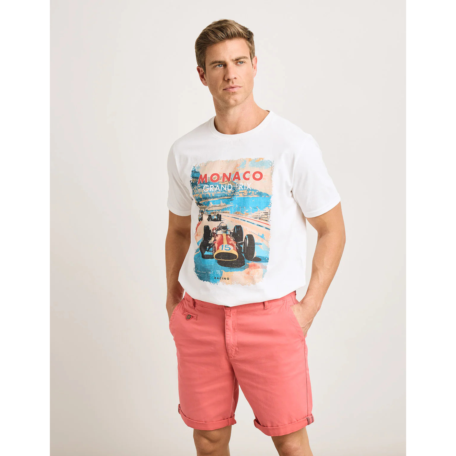 Camiseta Manga Corta Blanco - Leclerc