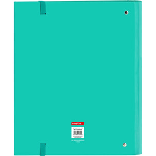 Carpeta 4 anillas 35mm c/recambio safta menta