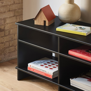 Mueble de televisión Inari negro