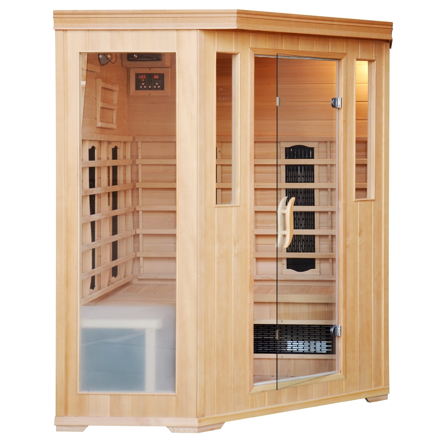 Cabine de sauna luxe infrarouge 3/4 places ABATE