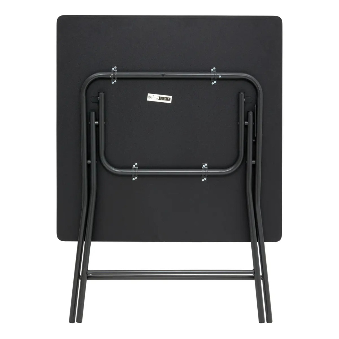 Table pliante 4 places noir