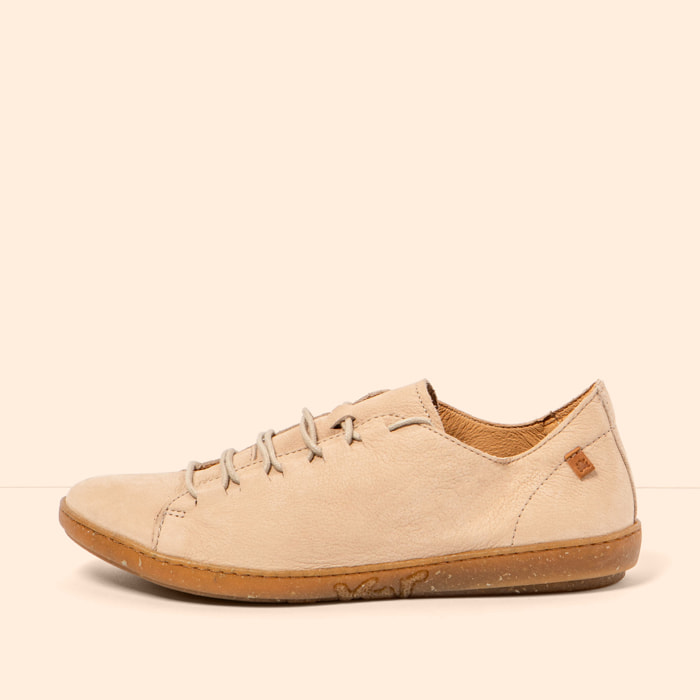 Zapatos N5368 NOBUCK CREAM/ CORAL color Cream