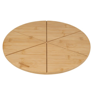 Planche à pizza avec rainures de coupe, Ø 32 cm