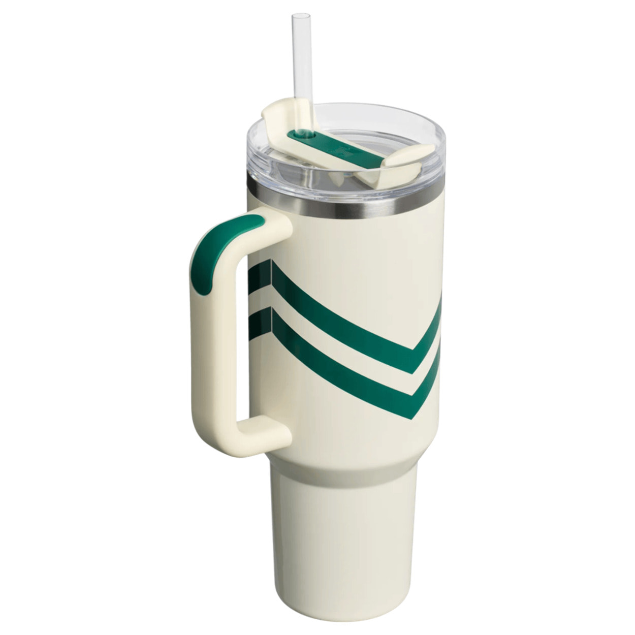 Botella de agua Isotermica - 1,18L - QUENCHER® H2.O FLOWSTATE™ TUMBLER - Courtside Cream