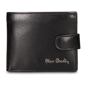 Portafoglio uomo in vera pelle - Modello Corvus Nova - Casual - 11.0 x 9.5 x 2.0 cm