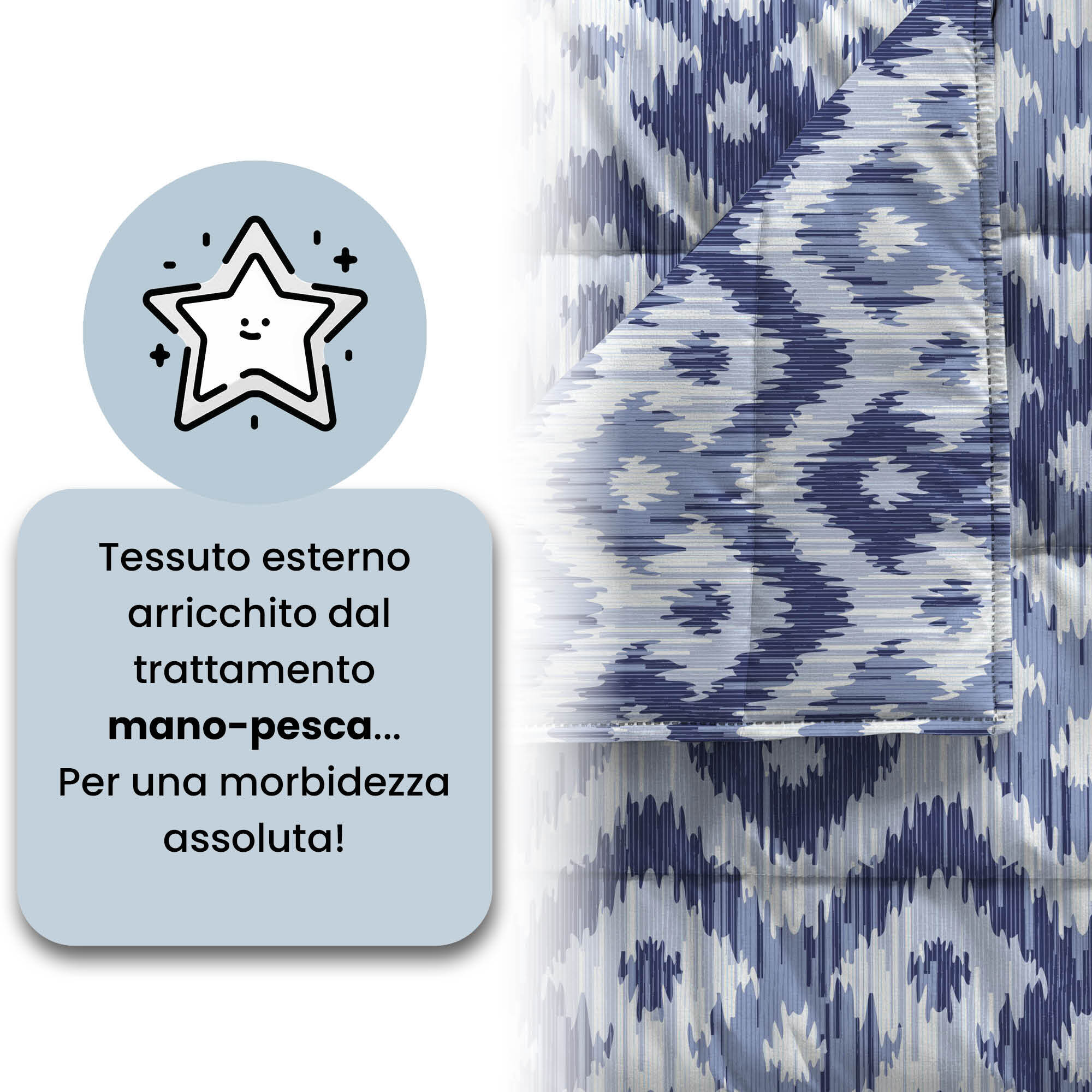 TRAPUNTINO ESTIVO BASIC, 100gr - Made in Italy - MATRIMONIALE