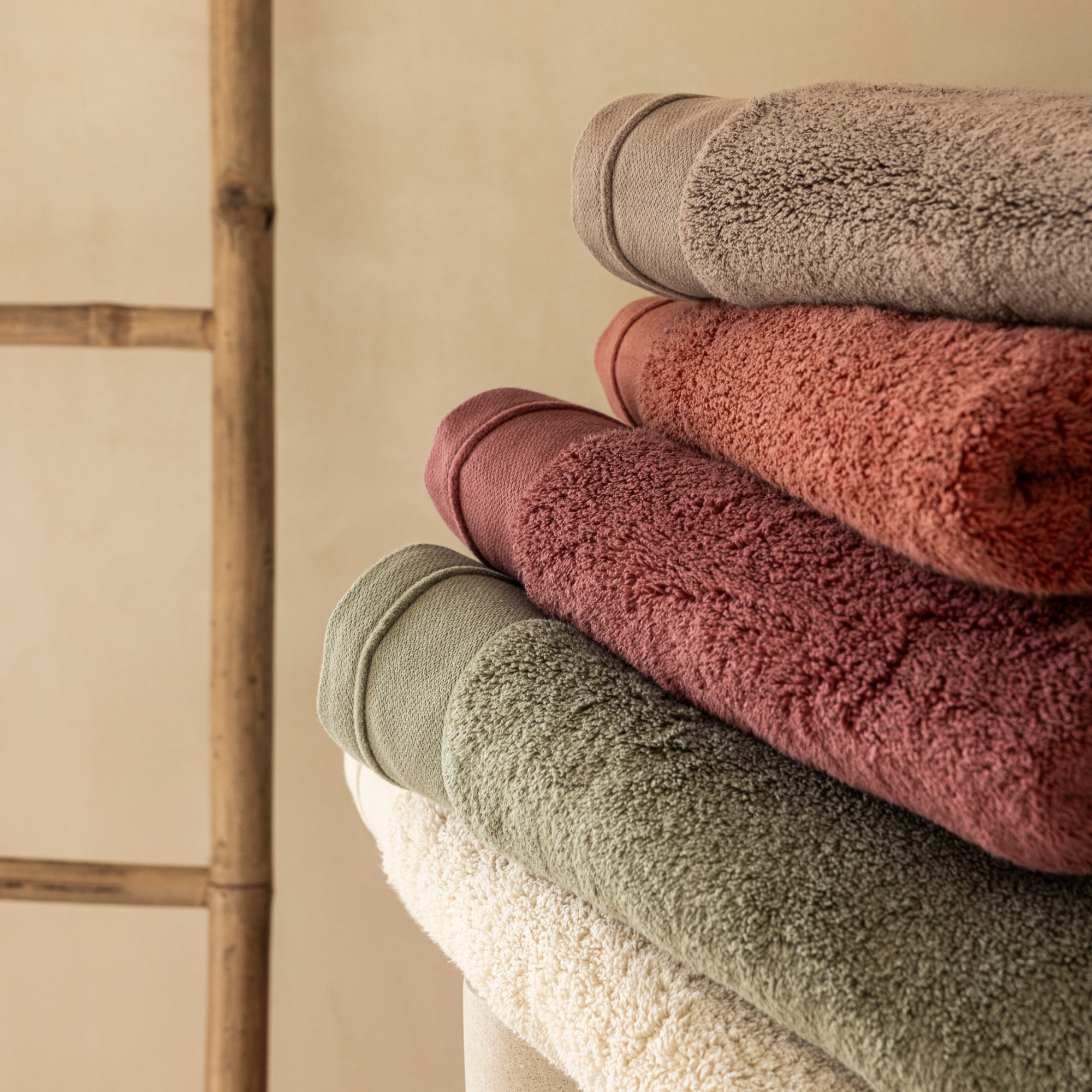 Serviette de toilette 100% Coton BIO, DOUCEUR NATURE
