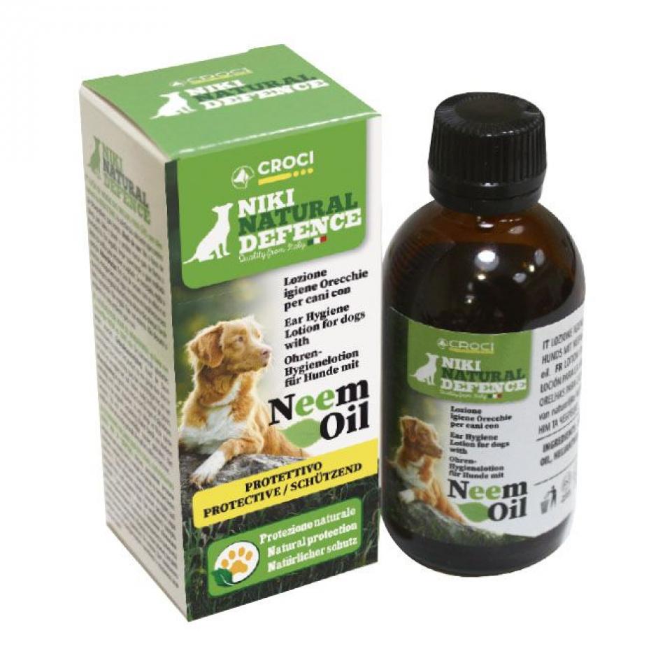 Lozione Orecchie allâ€™Olio di Neem per Cani Niki Natural Defence