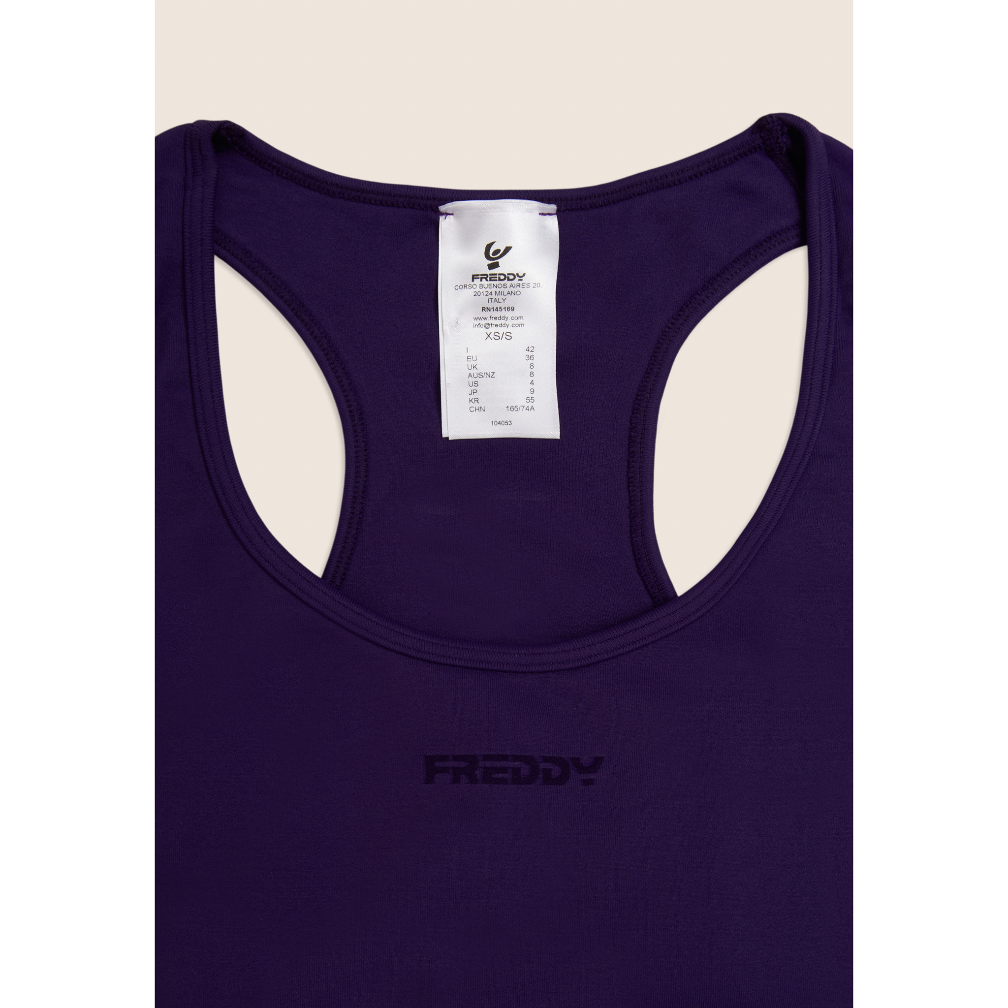 Tuta Jumpsuit Seamless Short con cut-out sulla schiena