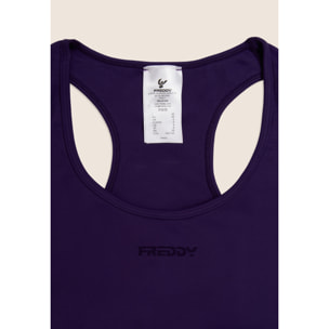 Tuta Jumpsuit Seamless Short con cut-out sulla schiena