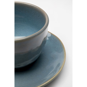 Tasses à café Organic bleues set de 6 Kare Design
