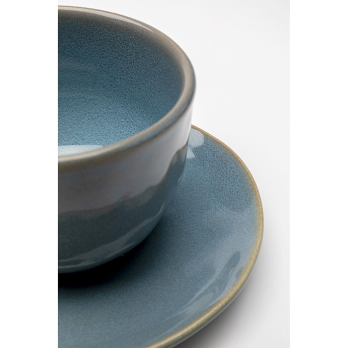Tasses à café Organic bleues set de 6 Kare Design
