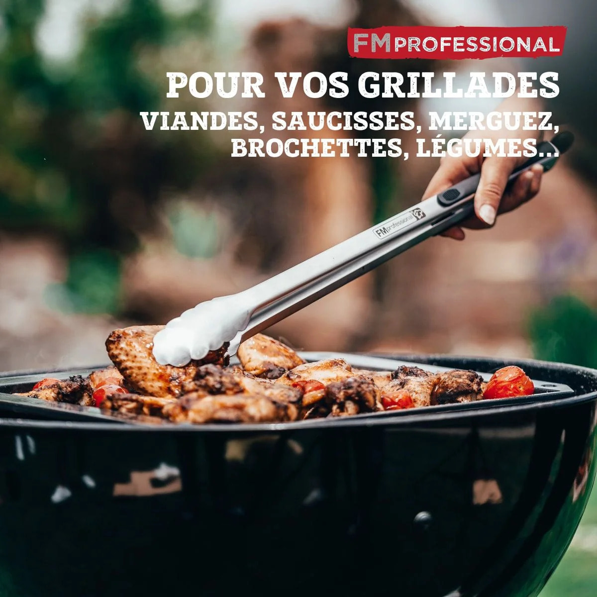 Pince à barbecue professionnelle 45 cm FM Professional
