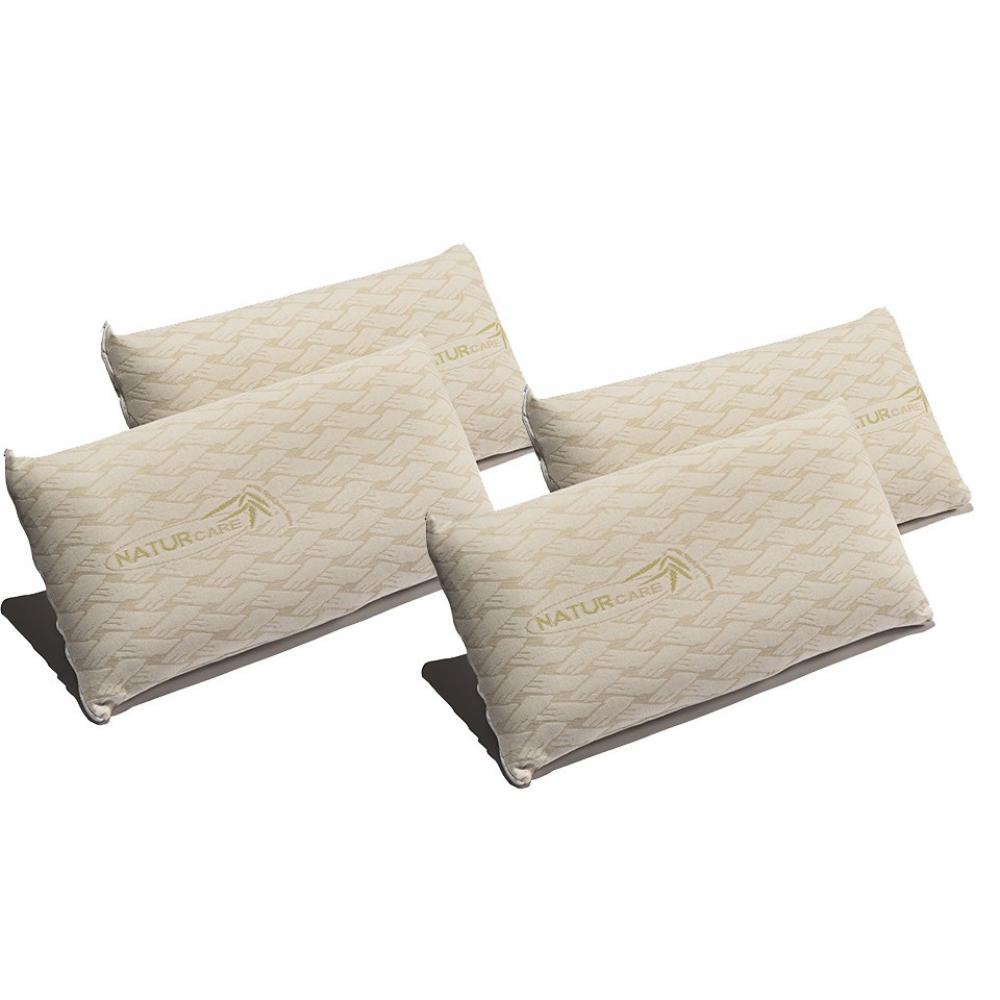 Pack 4 Almohadas Visco Nature Care - Firmeza Media - Núcleo de Viscoelástica