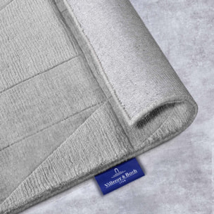 Tapis salon géométrique, relief tissé à la main, design authentique