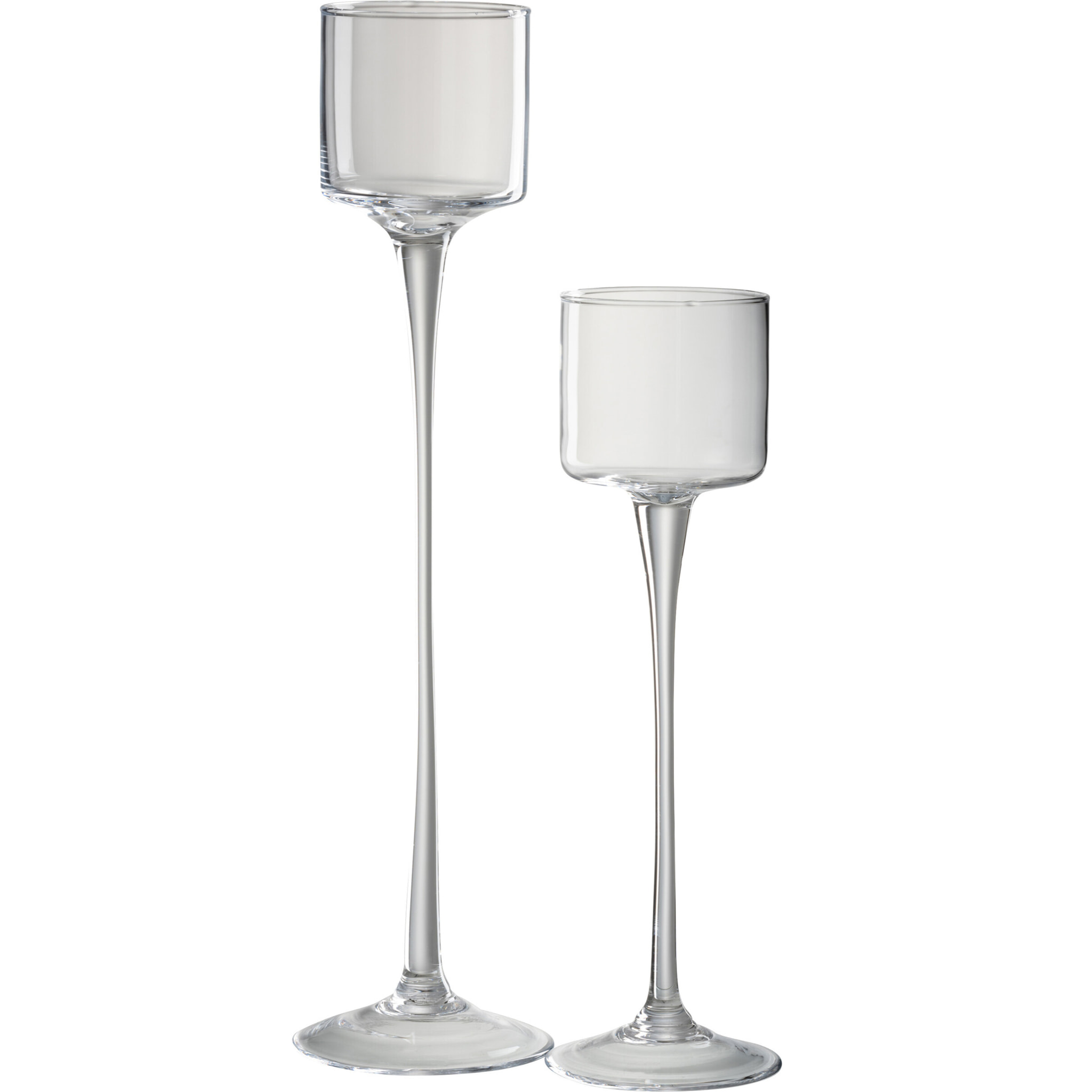 J-Line photophore Sur Pied - verre - transparent - large