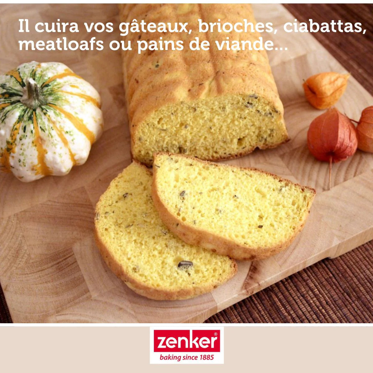 Moule à bûche de Noël 32 x 12,5 cm Zenker Black Metallic