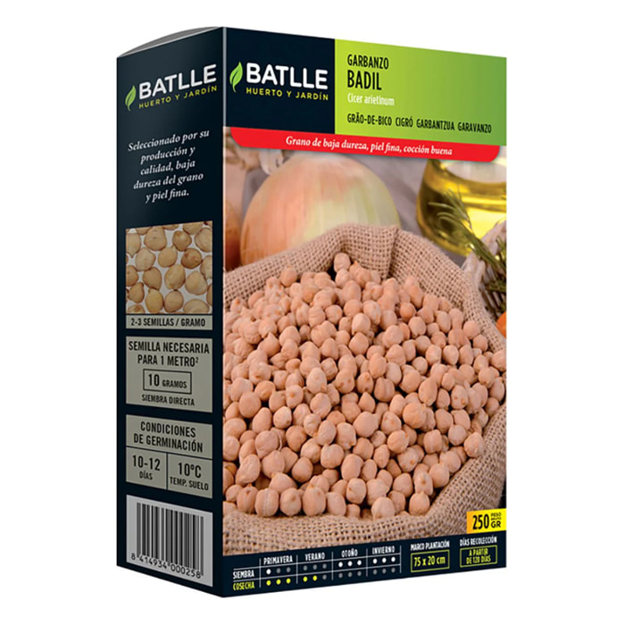 Semillas de Garbanzo Badil 250 g Batlle