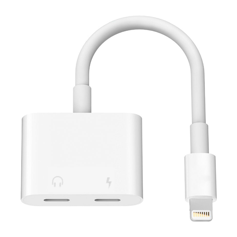 Adattatore da Lightning a Dual Lightning per caricare e ascoltare musica contemporaneamente