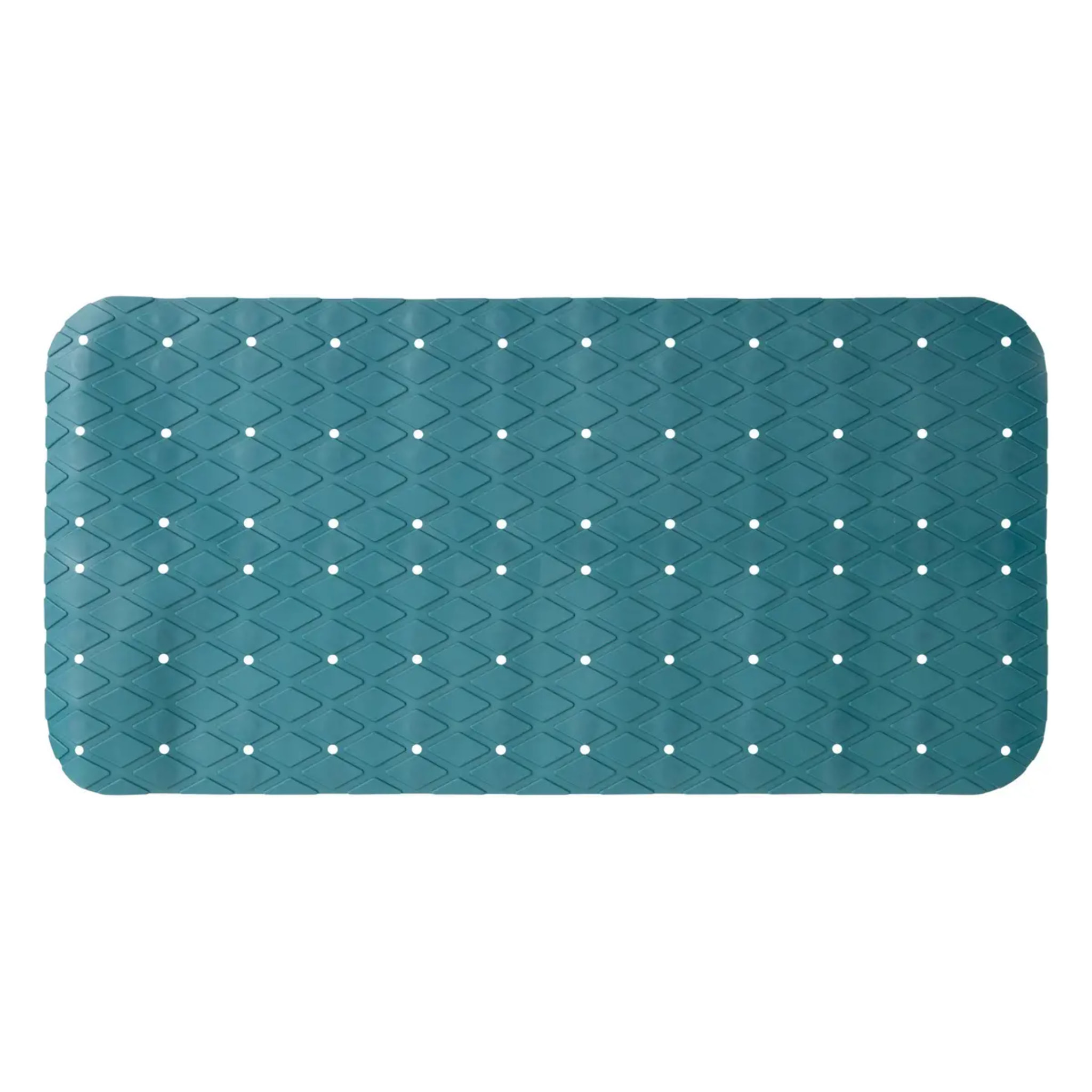 Tapis anti-dérapant 75x35cm Bleu pétrole Colorama