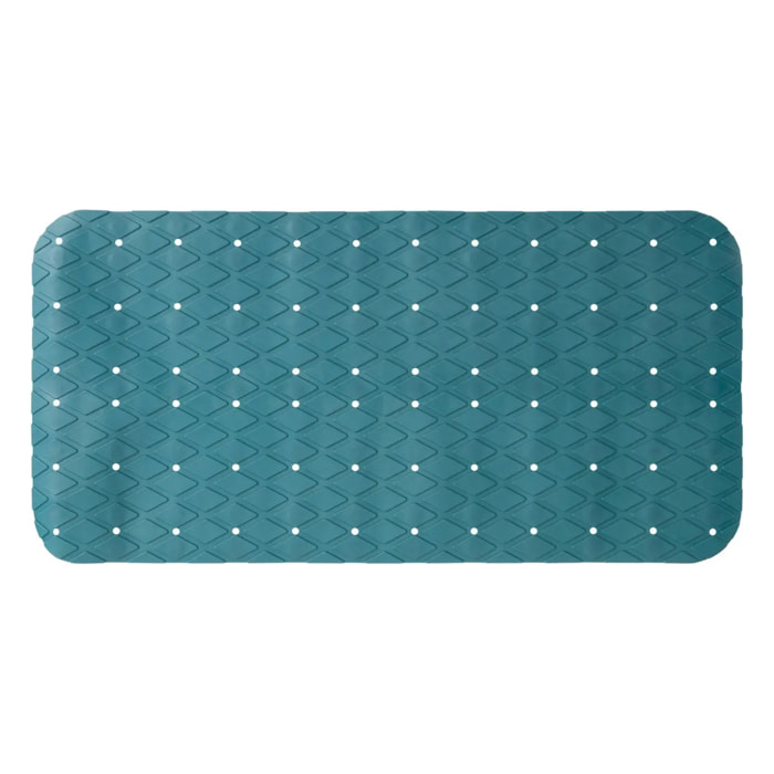 Tapis anti-dérapant 75x35cm Bleu pétrole Colorama