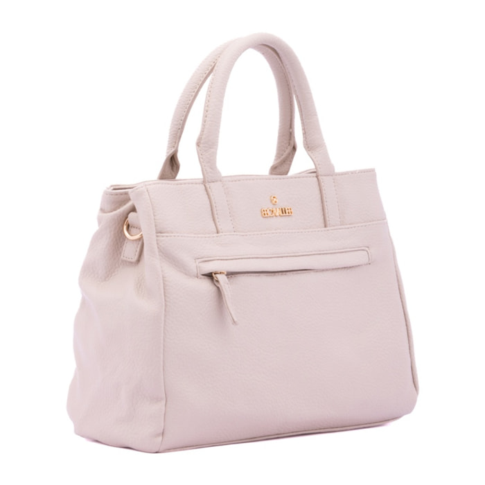 Borsa a mano da donna - Modello False - Ecopelle - 30.0 x 22.0 x 10.0 cm