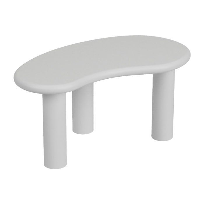 Hibiscus – Table basse design en magnésie blanche