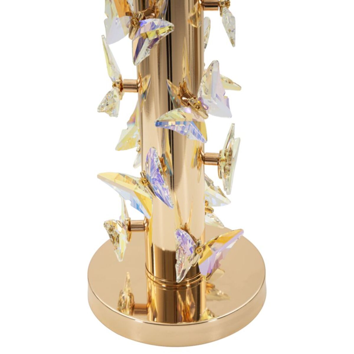 LAMPADA DA TAVOLO GOLD BUTTERFLY CM Ø 35X74
